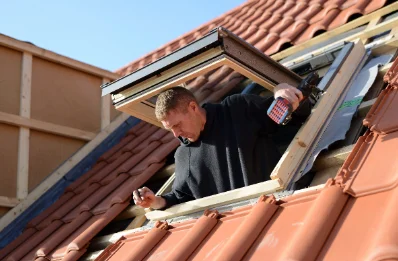 Pose de fenêtres de toit Velux au Tronchet